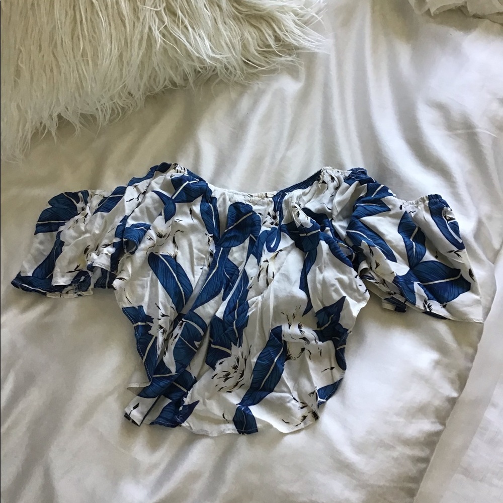 LF Floral Off The Shoulder Top